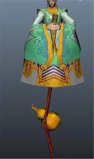 武侠人物游戏模型