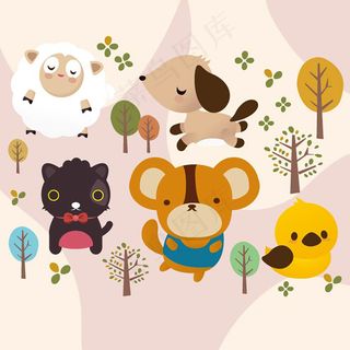 卡通涂鸦图案素材