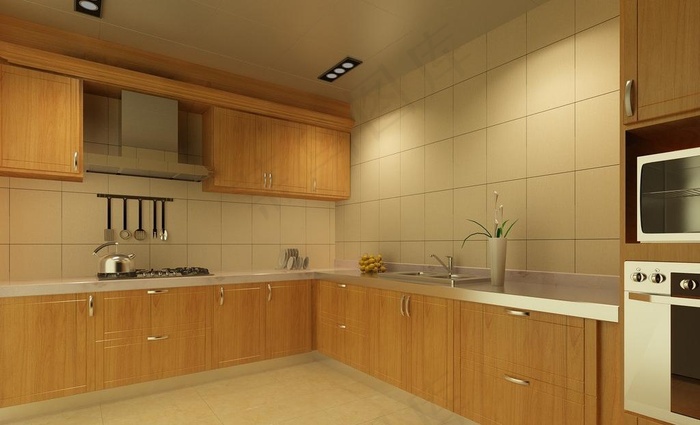 厨房 室内 效果图片