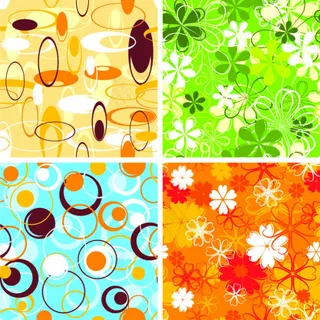 多款好看的各式花纹素材