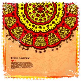 传统花纹复古背景矢量素材
