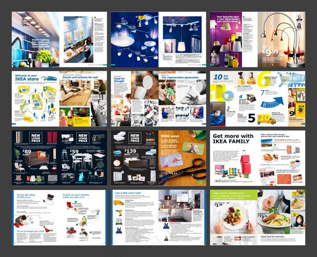 企业产品画册矢量素材