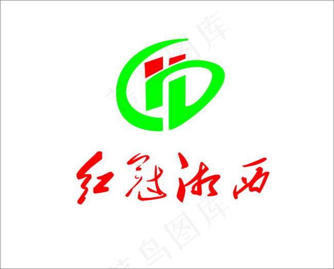 红冠湘西logocdr矢量模版下载