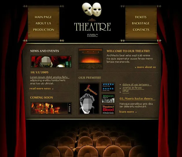 剧院幕帘古典flash