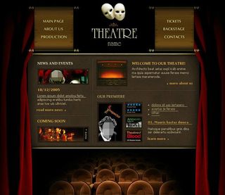 剧院幕帘古典flash