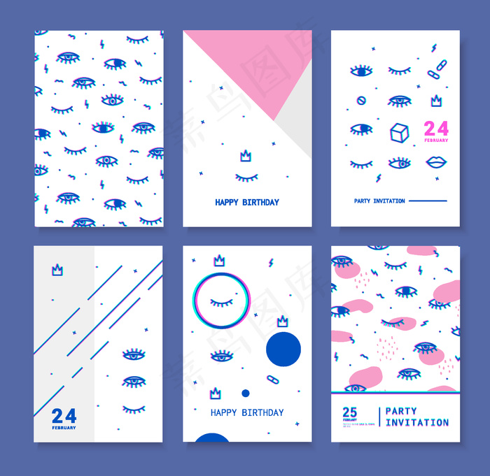 蓝色创意商务背景底纹矢量素材