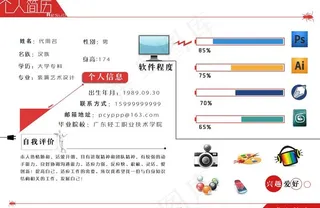 创意个人简历图片