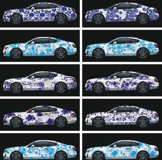 汽车车身装饰花纹