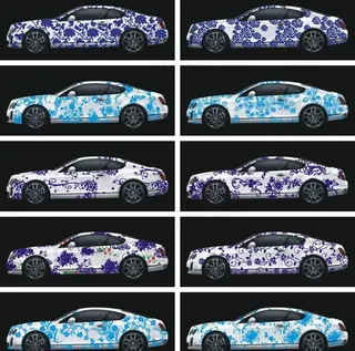 汽车车身装饰花纹