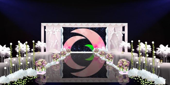 粉色婚礼设计(3000X1500(DPI:72))psd模版下载