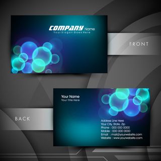 高档大气精致简洁名片设计模板