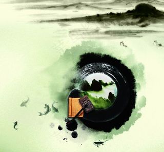 水墨画素材背景