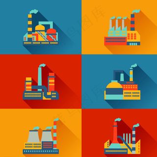 工厂背景插图图片
