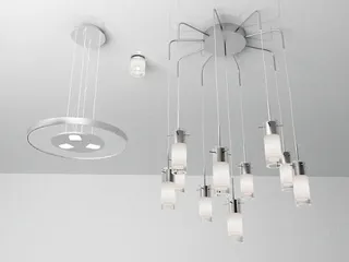 欧洲风格的白色吊灯