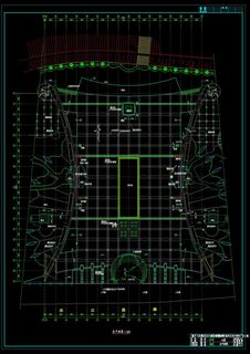 内江市大洲坝广场cad图稿