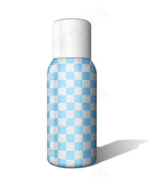 马赛克瓶子包装样机