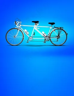 双人自行车图片