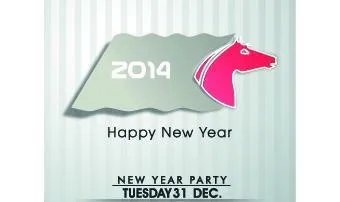 复古2014马年矢量设计背景02eps,ai矢量模版下载