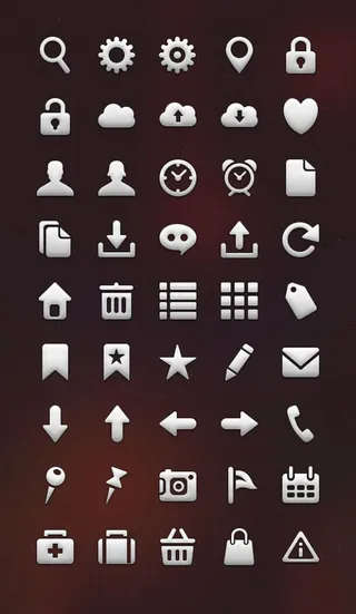 45款精美常用网页图标素材