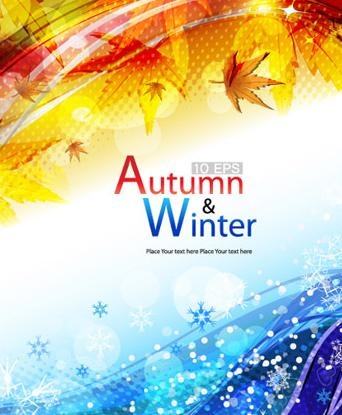 绚丽圣诞背景矢量素材