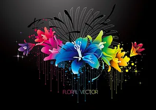 矢量炫酷背景底纹图片