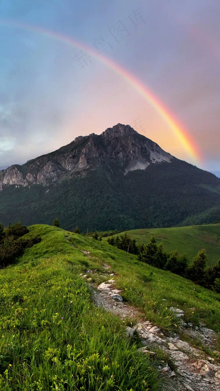 彩虹高清摄影图片