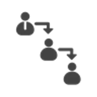 50个企业管理的黑色图标