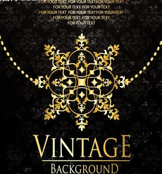 欧式古典花纹背景图片