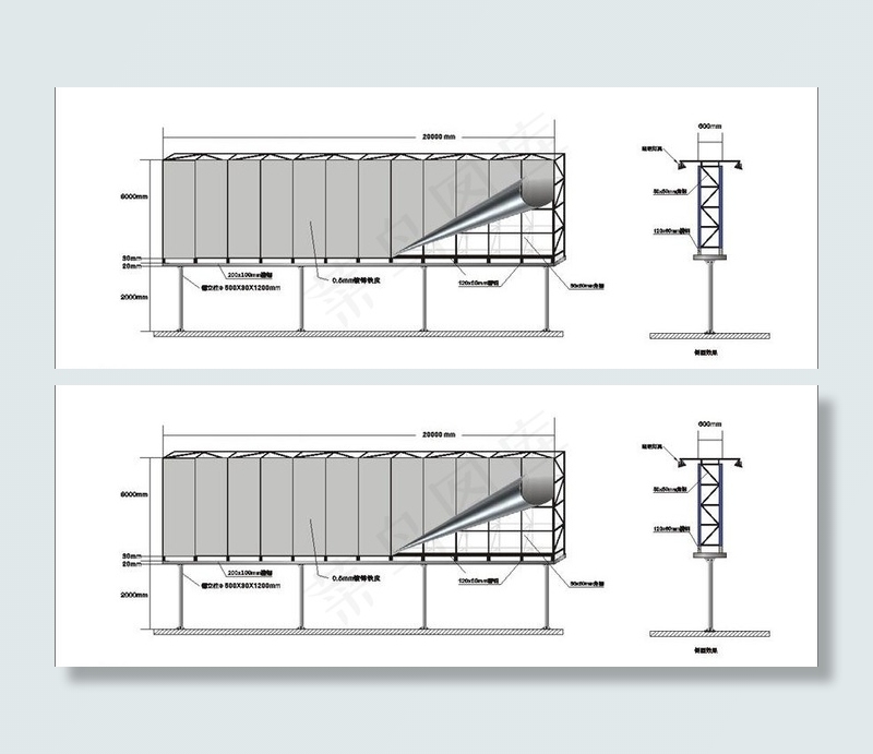 广告铁架 原创图片
