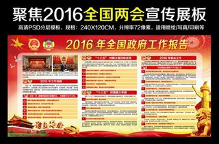 2016全国两会*工作报告宣传展...