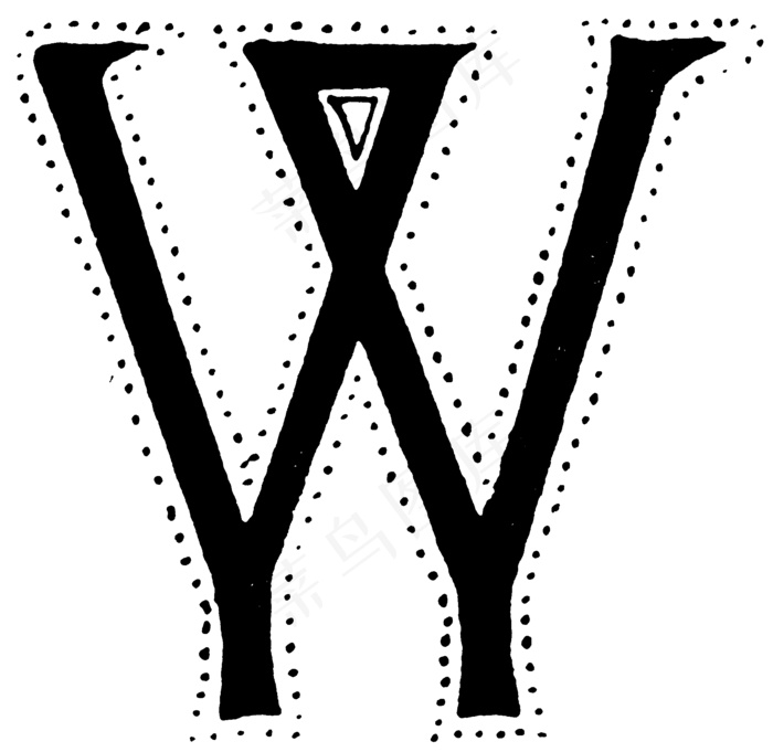 字母 全球花纹图案 装饰图案 现代...