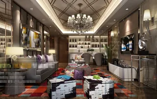 简约现代风格客厅效果图