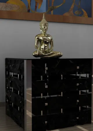 在黑曜石红茶表