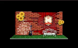 校园风婚礼展示区