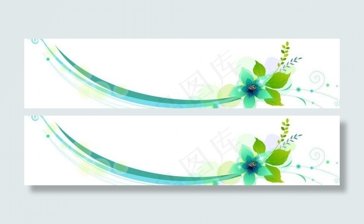 欧矢量素材潮流花图片