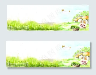 可爱卡通世界淘宝背景