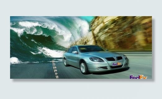 联邦快递广告图片