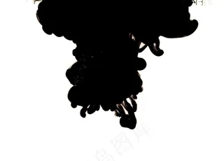 黑色沉淀水墨背景图片