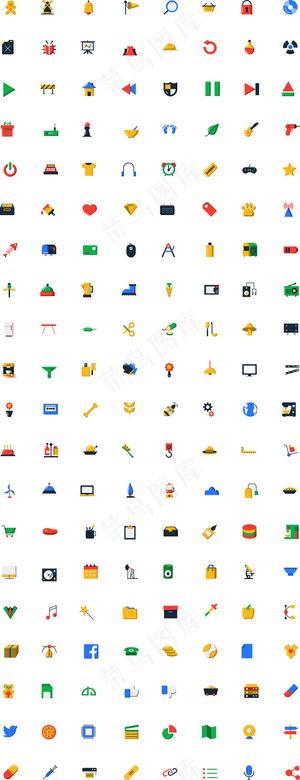 可爱多彩icon图标AI矢量文件
