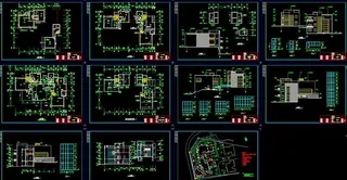 某豪华别墅建筑施工图