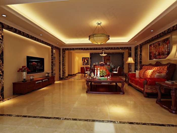 欧式装修设计效果图