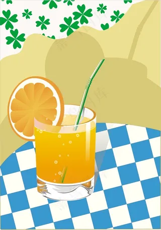 绘制矢量果汁图形