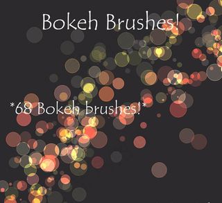 高光圆点笔刷高光效果笔刷高光散景