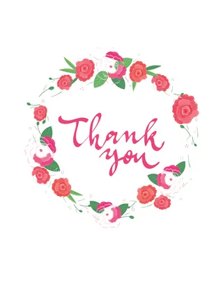 花环手绘植物花卉