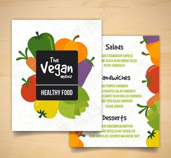 七彩蔬菜素食菜单