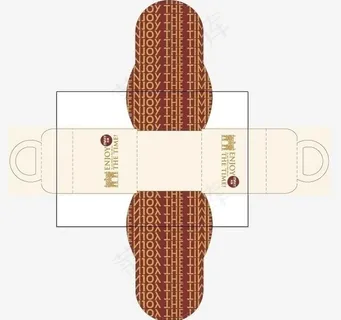 米旗十字蛋糕盒图片