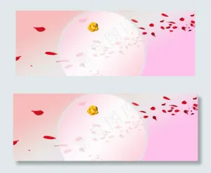 粉色背景 banner 　