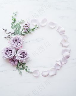 简约小清新文艺风插花静物摆拍背景