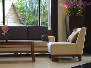 简约沙发客厅一角效果图