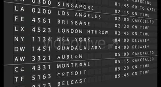 数字翻转视频特效素材